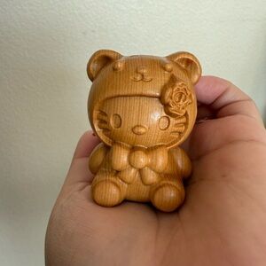 Wooden Bear Figurine